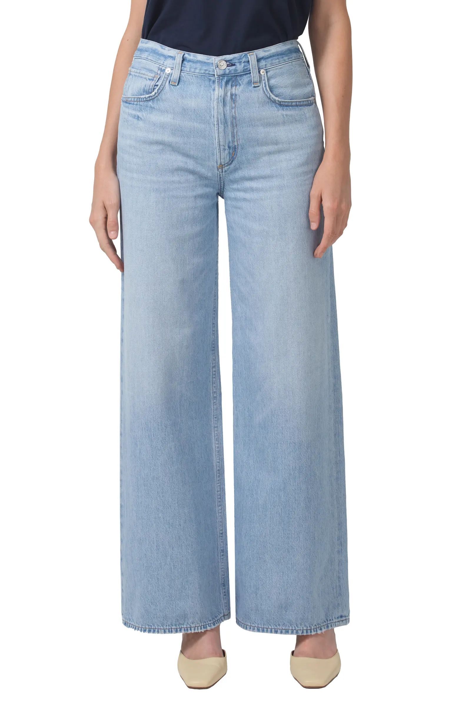 Paloma Baggy High Waist Organic Cotton Wide Leg Jeans | Nordstrom