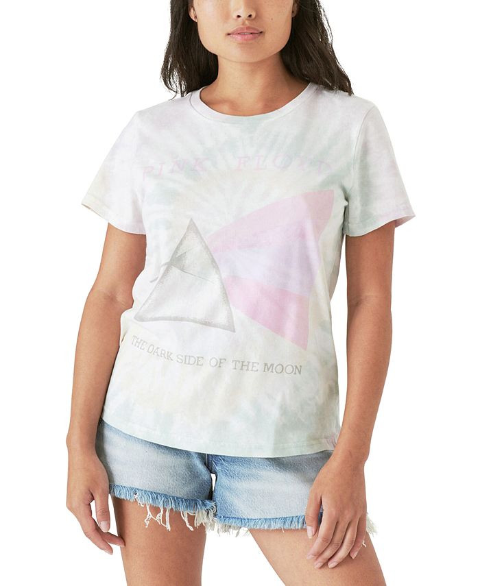 Lucky Brand Pink Floyd Graphic Tee & Reviews - Tops - Women - Macy's | Macys (US)