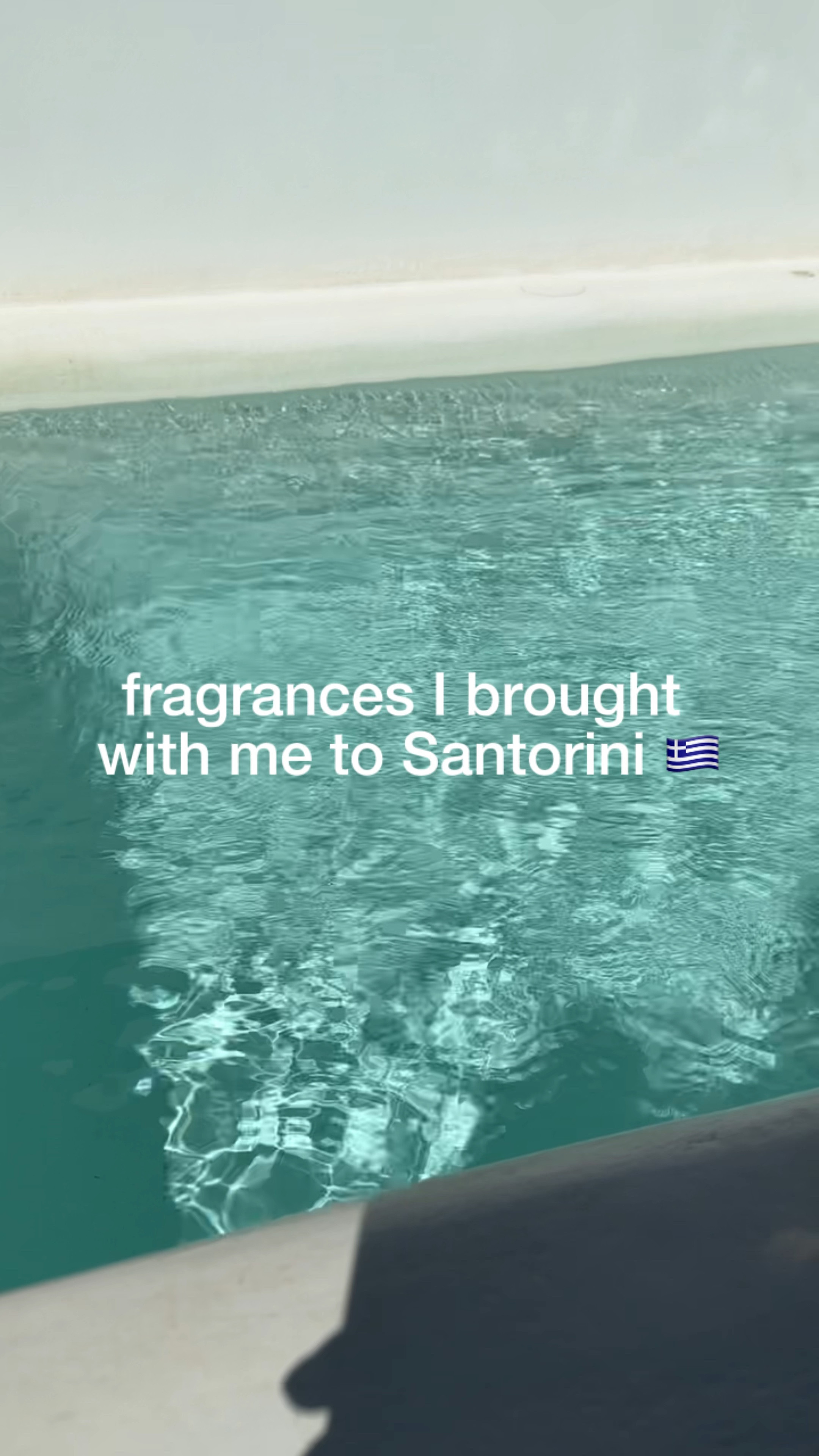My scents for Santorini, Greece
1. Maison Francis Kurkdjian 724
2. Maison Francis Kurkdjian Baccarat Rouge 540 Body Oil 
3. Maison Francis Kurkdjian Oud Satin Mood
4. Maison Francis Kurkdjian Baccarat Rouge 540 Hair Mist 
5. Aqua Di Parma Colonia Club
6. Jimmy Choo I Want Choo 
7. Prada Candy 
8. Tom Ford Soleil Blanc Shimmering Body Oil  


#LTKbeauty #LTKSeasonal #LTKGiftGuide