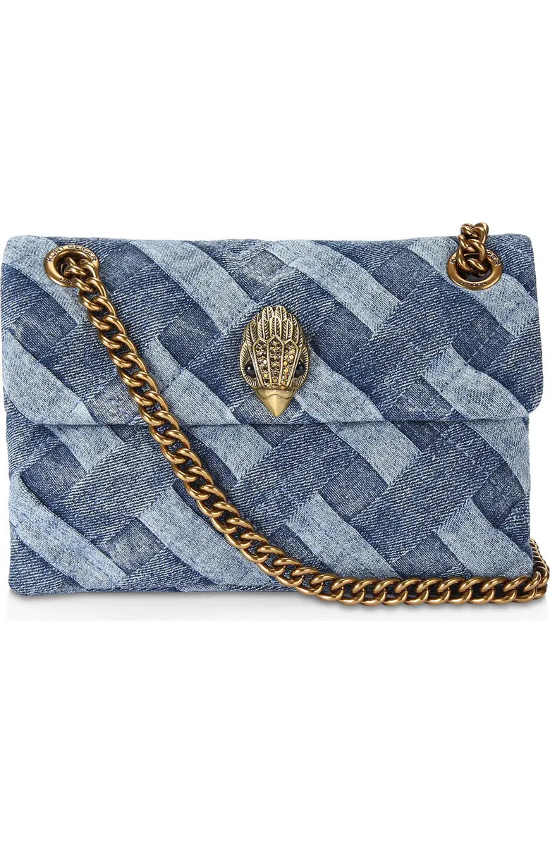 Kurt Geiger London Mini Kensington Convertible Denim Crossbody Bag | Nordstrom | Nordstrom