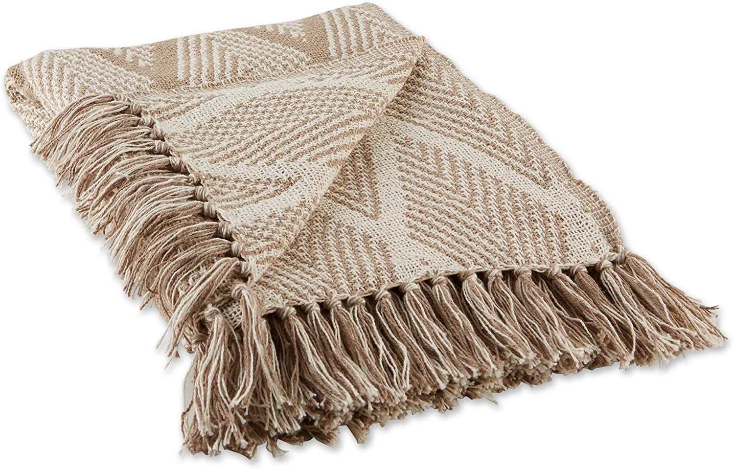 Amazon.com: DII Diamond Throw Collection Fringed Woven Cotton Blanket, 50x60, Olive Green : Home ... | Amazon (US)