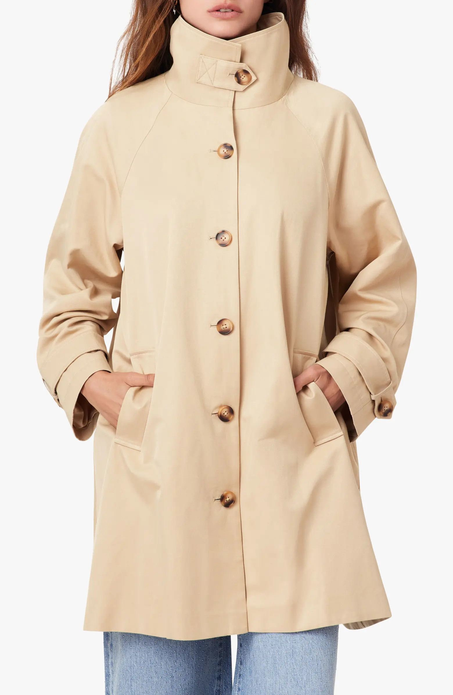 High Neck Trench Coat | Nordstrom