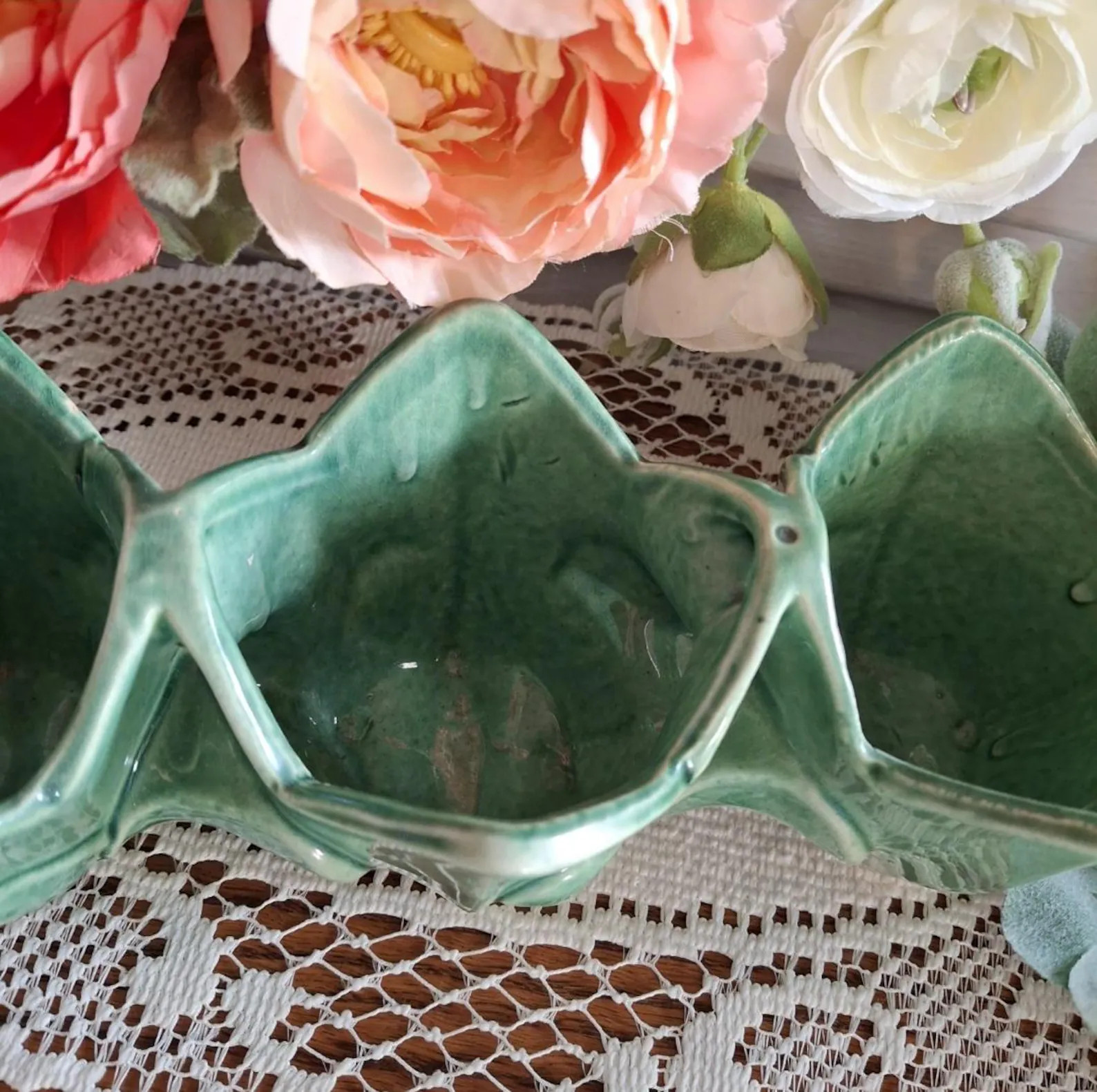 Vintage McCoy Triple Planter | Etsy (US)