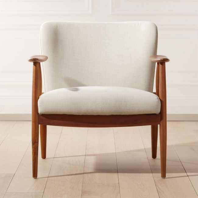 Troubadour Natural Wood Frame Chair | CB2