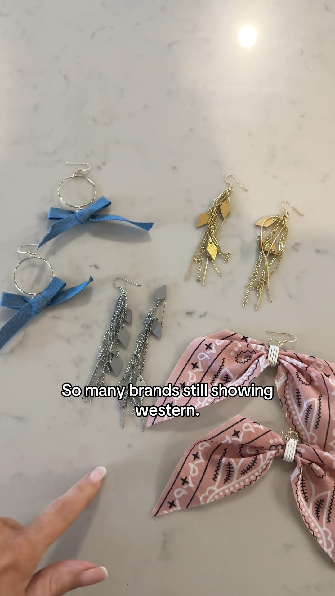 These earrings are my favorite way to wear the western trend 