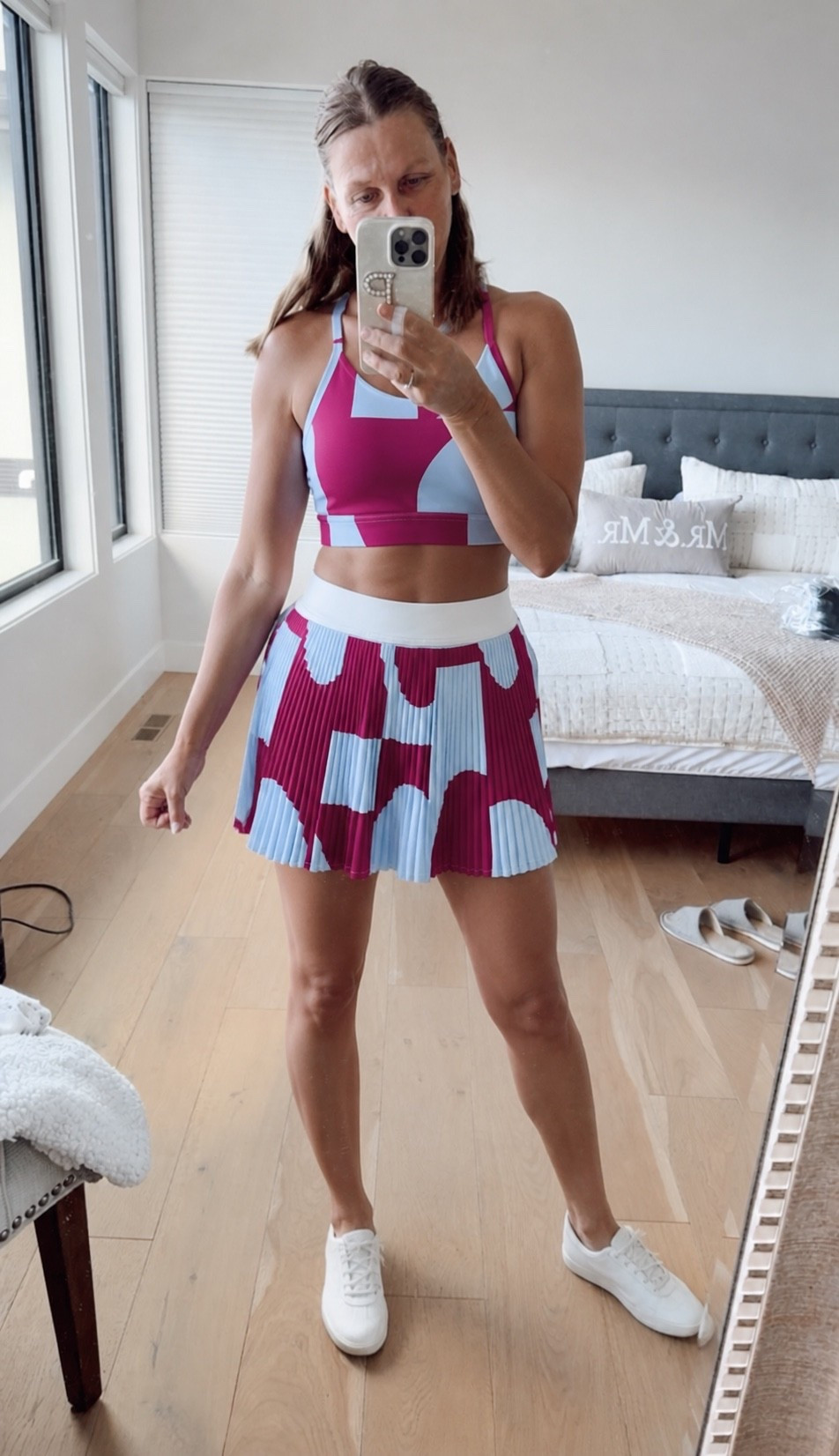NEW LULULEMON 
This set is soo good, love the color combo, fits amazingly 
Fits TTS

Pickleball outfit, tennis outfit, activewear, lululemon skirt, lululemon sports bra

#LTKfitness #LTKstyletip #LTKover50style