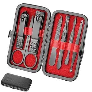 Manicure Set Personal Care Nail Clipper Kit Manicure 8 In 1 Professional Pedicure Set Mens Access... | Amazon (US)