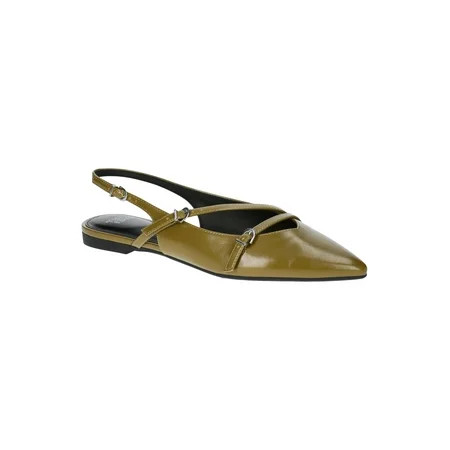 Time and Tru Women's Strappy Sling Back Flats | Walmart (US)