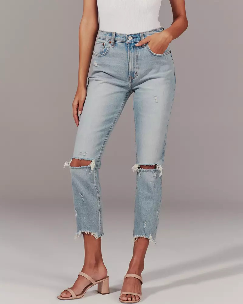 High Rise Mom Jeans | Abercrombie & Fitch US & UK