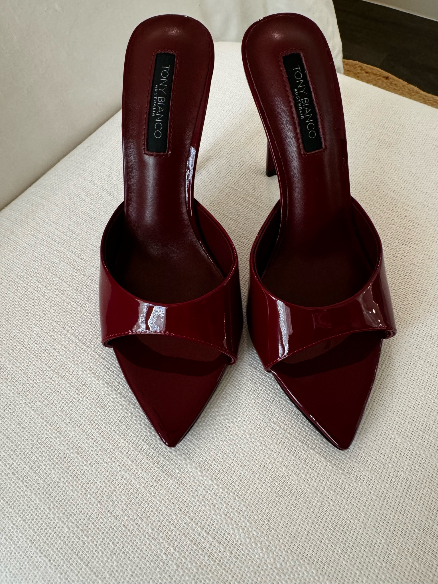 If you need to get heels in the seasons it cherry 🍒 burgundy color, these are it! 
They run slightly small so I went half size up 🫶🏽

#LTKShoeCrush #LTKStyleTip