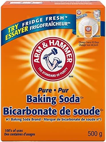 ARM & HAMMER Baking Soda, For Baking, Cleaning and Deodorizing, 500-g ( packaging may vary ) | Amazon (CA)