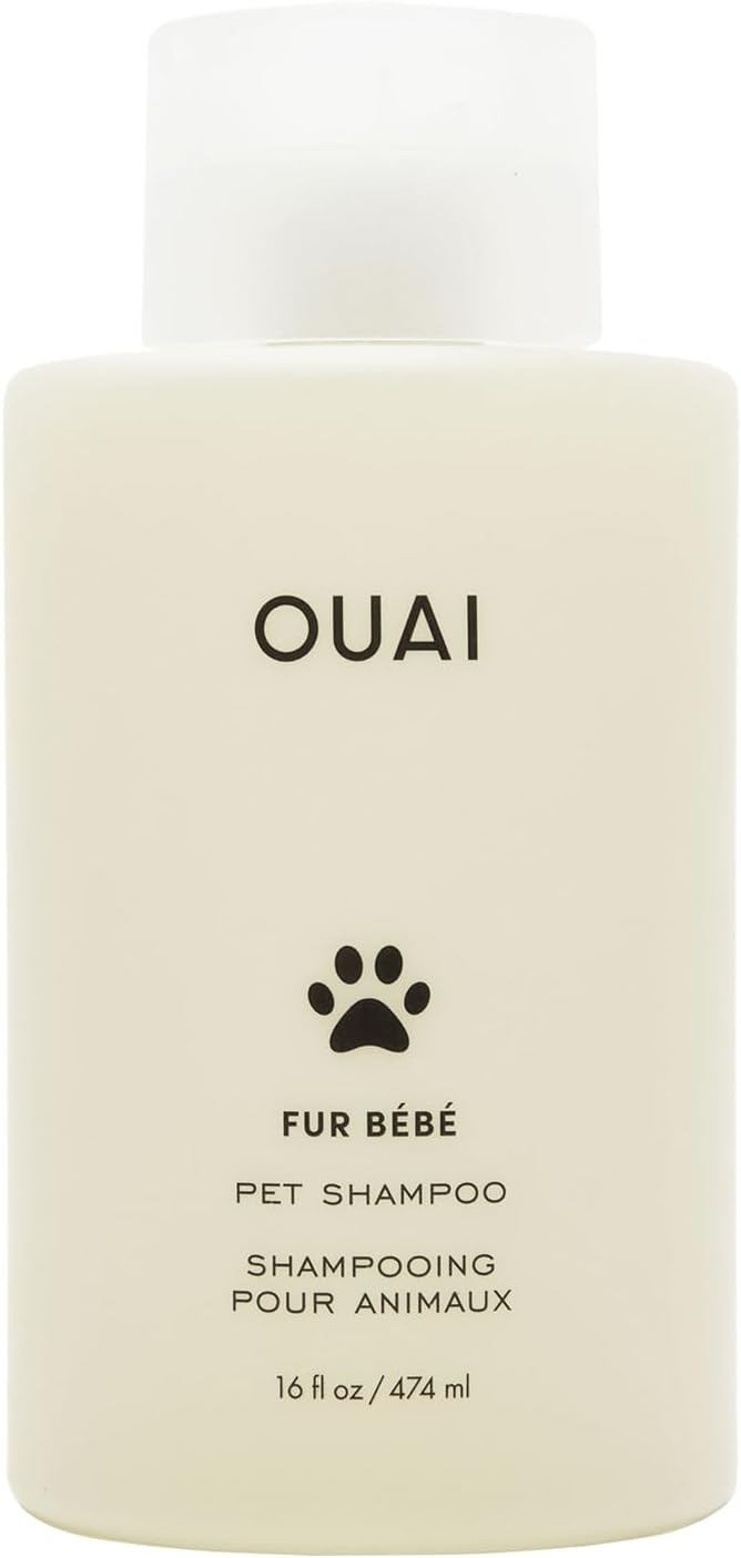 OUAI Fur Bébé Pet Shampoo, Mercer Street Scent - Dog Shampoo and Coat Wash for Hydrating, Cleansing and Adding Shine to Pet Hair - Pet Supplies by OUAI (16 Fl Oz) | Amazon (US)