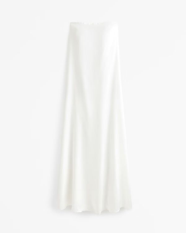 Women's Strapless Trapeze Maxi Dress | Women's Dresses & Jumpsuits | Abercrombie.com | Abercrombie & Fitch (US)