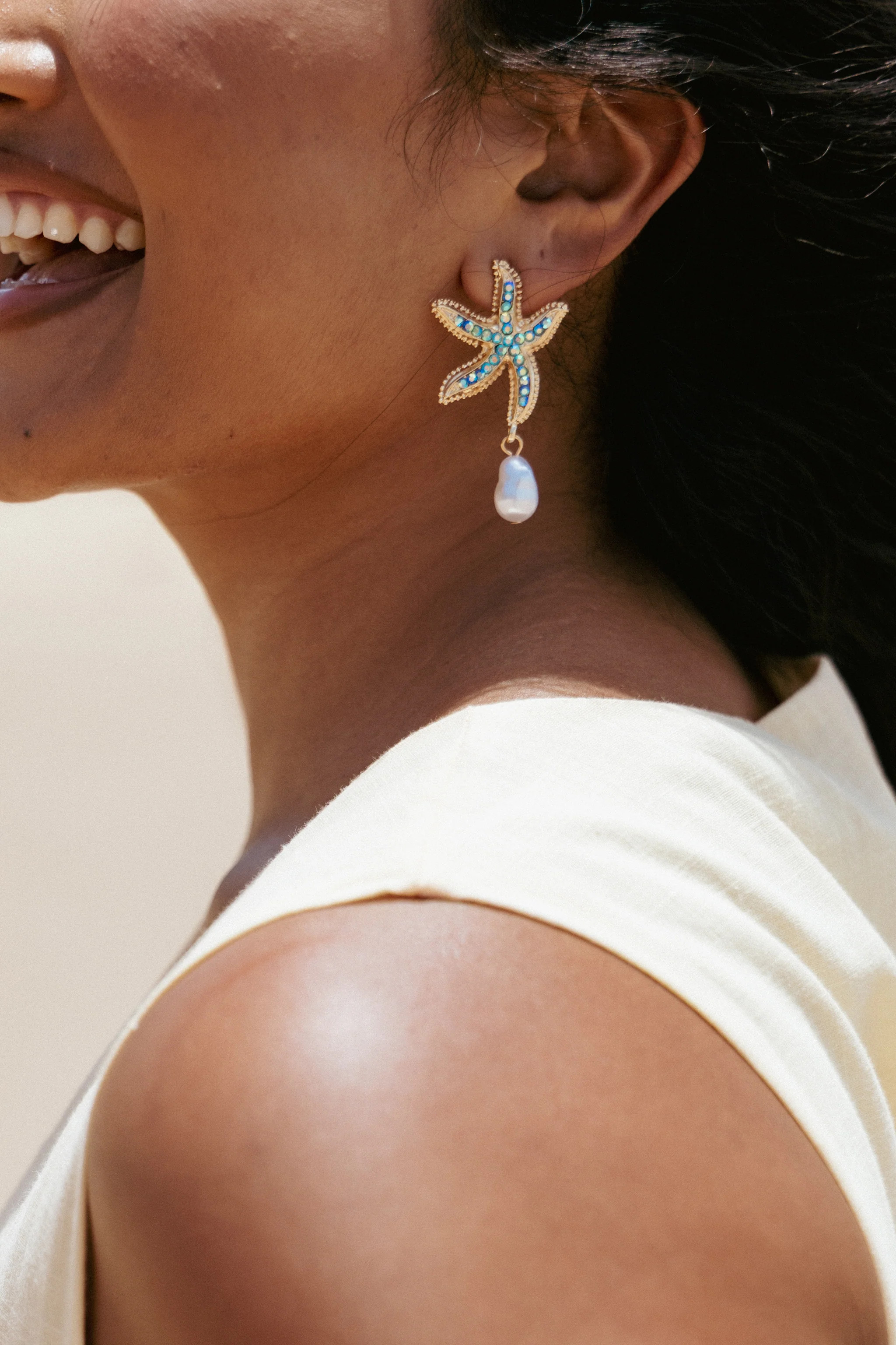 Azure Earrings - Gold | Petal & Pup (US)