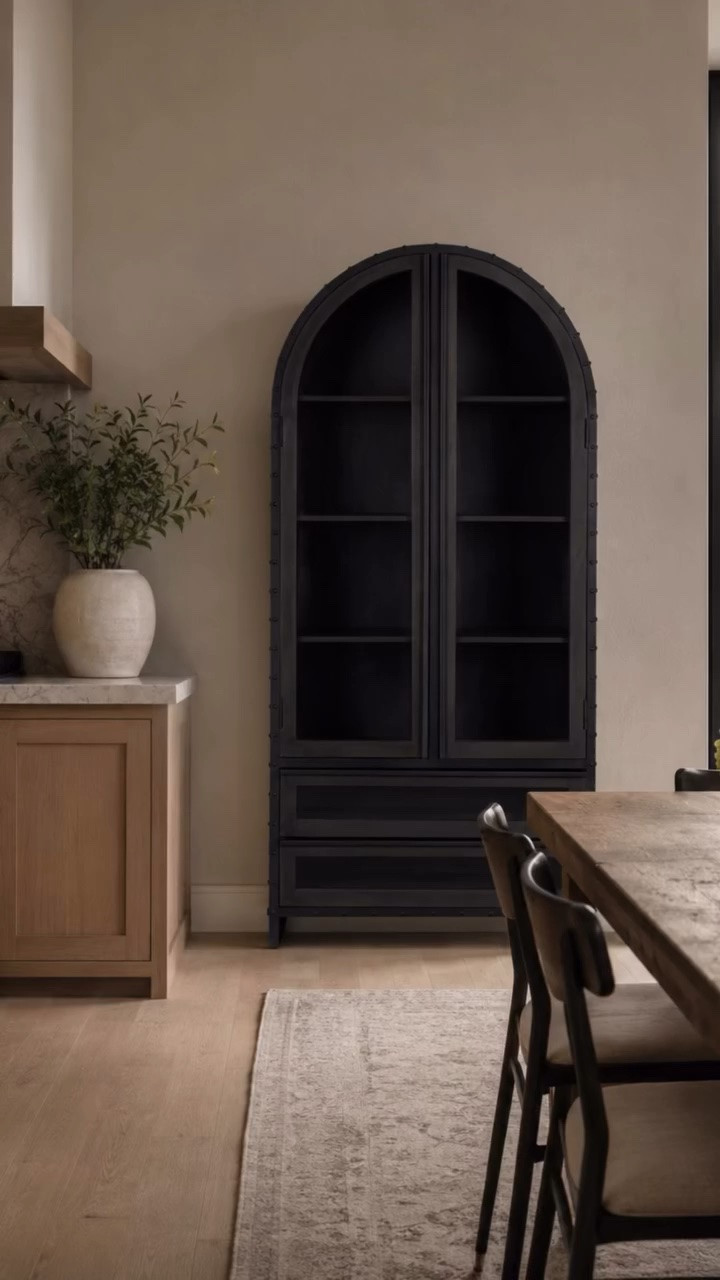 🌟Some furniture is purchased. Some furniture is invested in 🖤

With its timeless arched silhouette, glass-paneled doors, and elevated craftsmanship, this cabinet is the kind of piece you’ll style and love for years to come. Beautiful, functional, and designed to make a statement in any space

#LTKHome