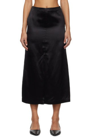 Black Lys Midi Skirt | SSENSE