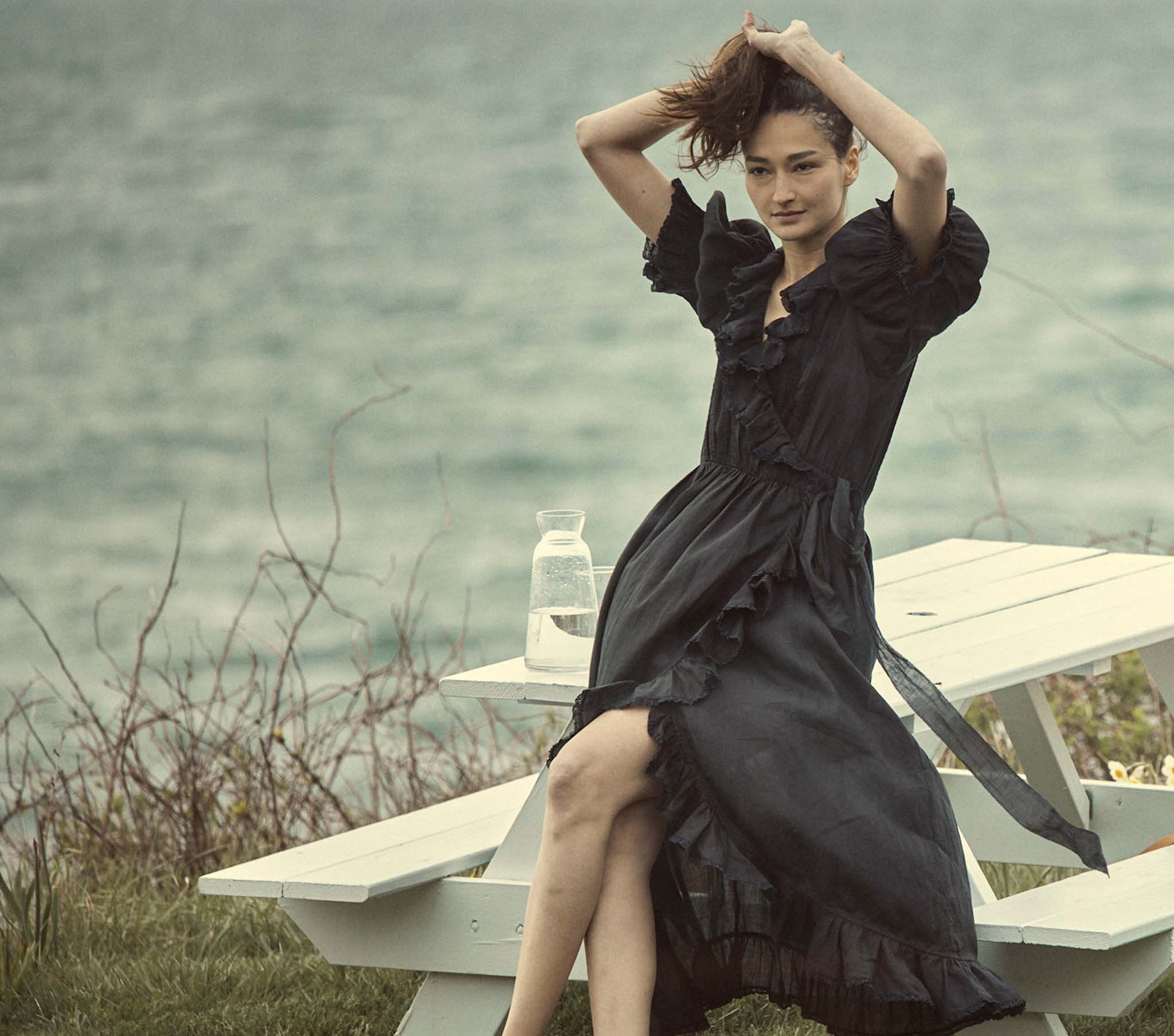 Soraya Dress - Black | DÔEN | DOEN