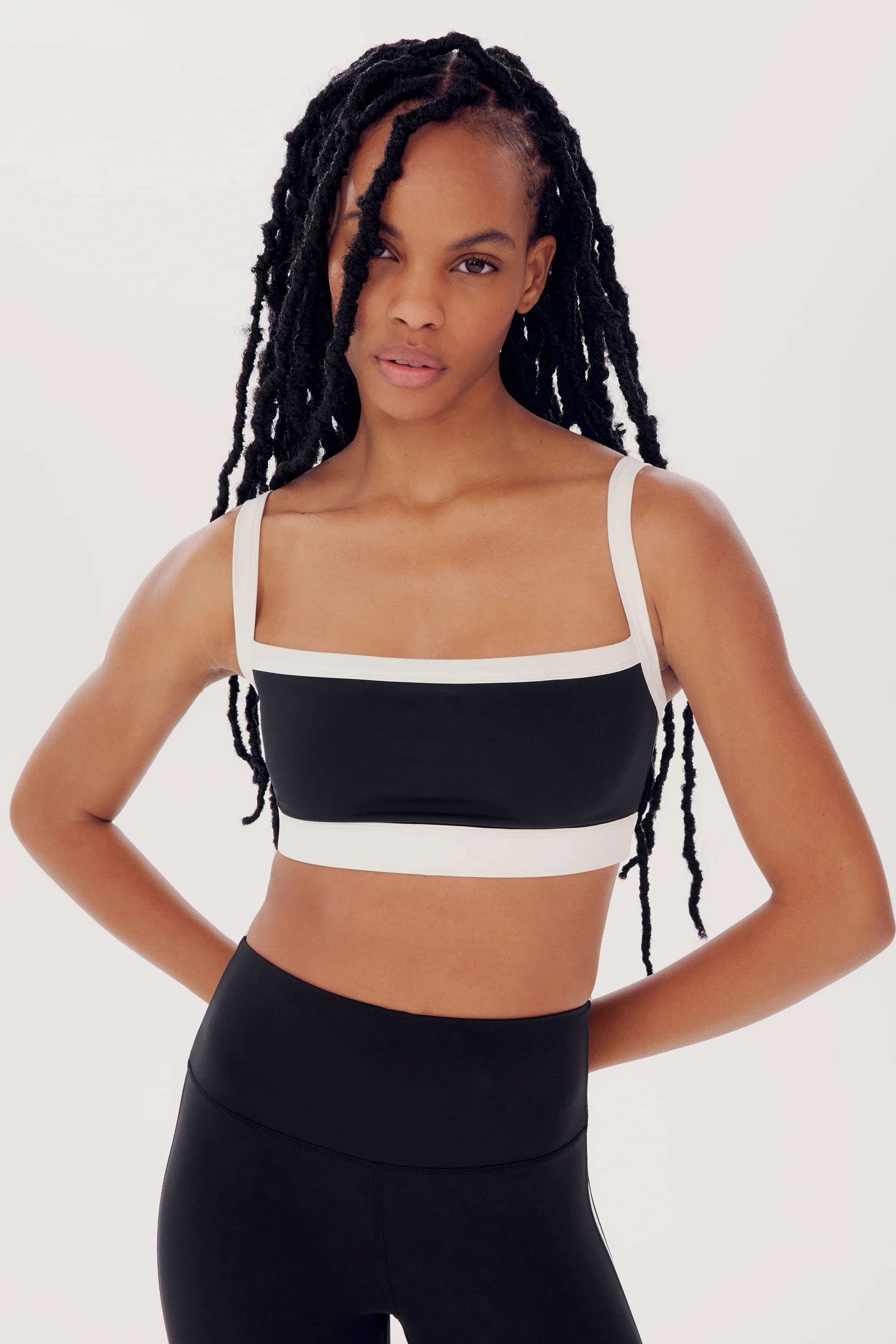 Monah Rigor Bra - Black/White | SPLITS59 | Splits59.com