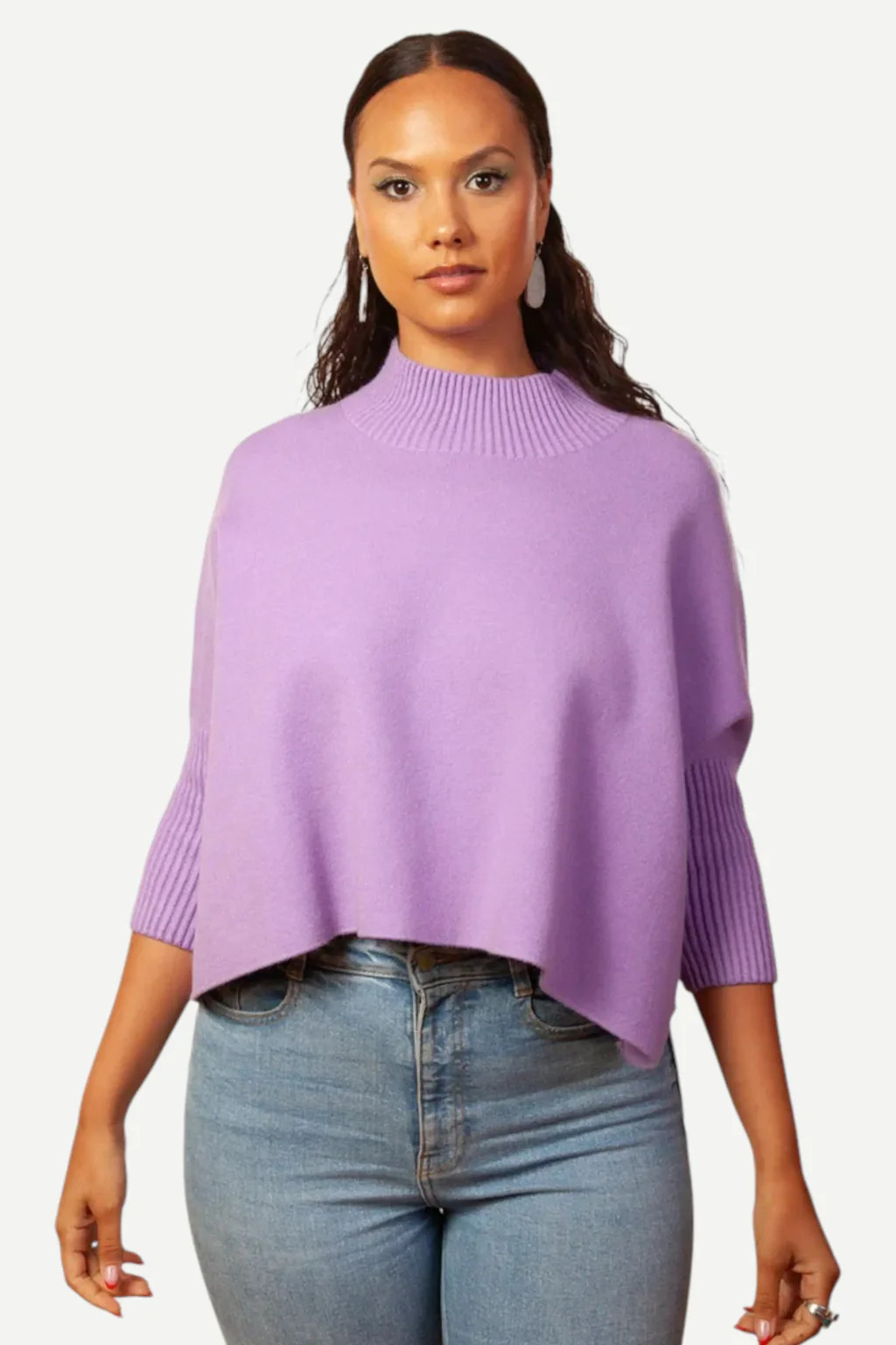 Kerisma Aja Sweater, Lavender | MONKEES OF THE VILLAGE