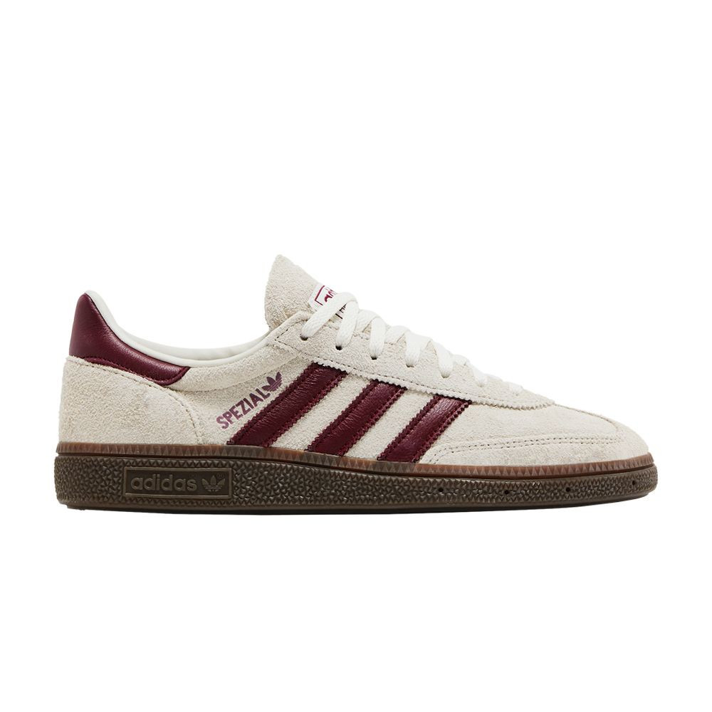 adidas Wmns Handball Spezial 'Off White Collegiate Burgundy' | Cream | Women's Size 7.5 | GOAT