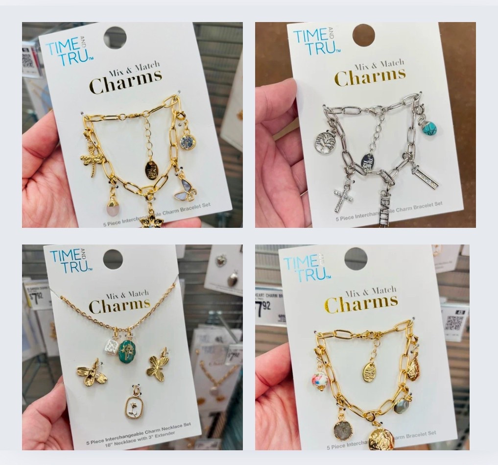 Time and Tru Mix & Match Charm Necklaces and Bracelets under 8 

So many cute options! 

#Walmartfashion 

#LTKSaleAlert #LTKGiftGuide #LTKStyleTip