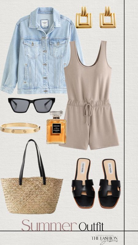 Summer Outfit | Denim Jacket | Jumpsuit |

#LTKStyleTip #LTKShoeCrush #LTKSeasonal
