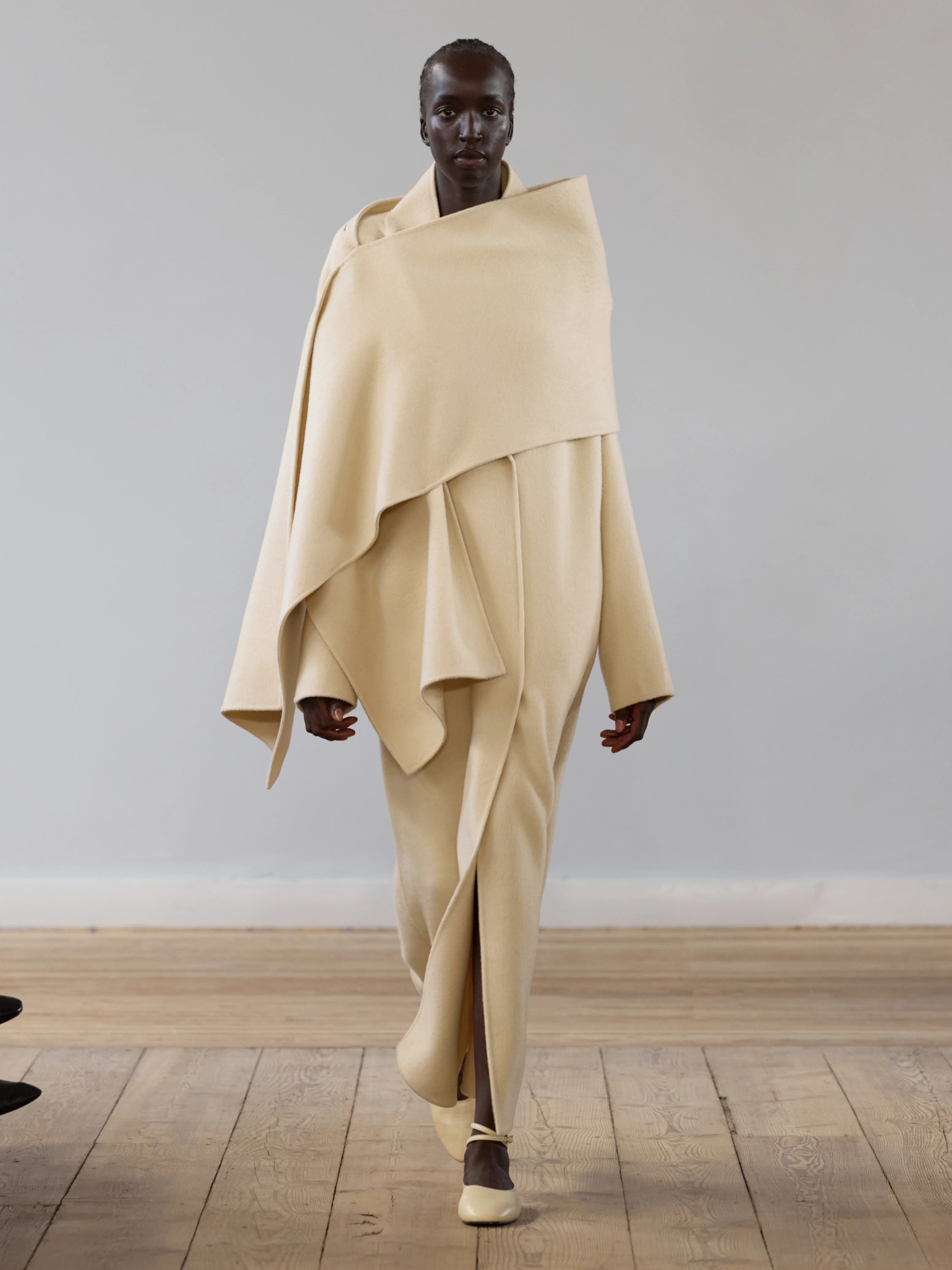 Mara Doublé Coat, vanilla | Almada Label
