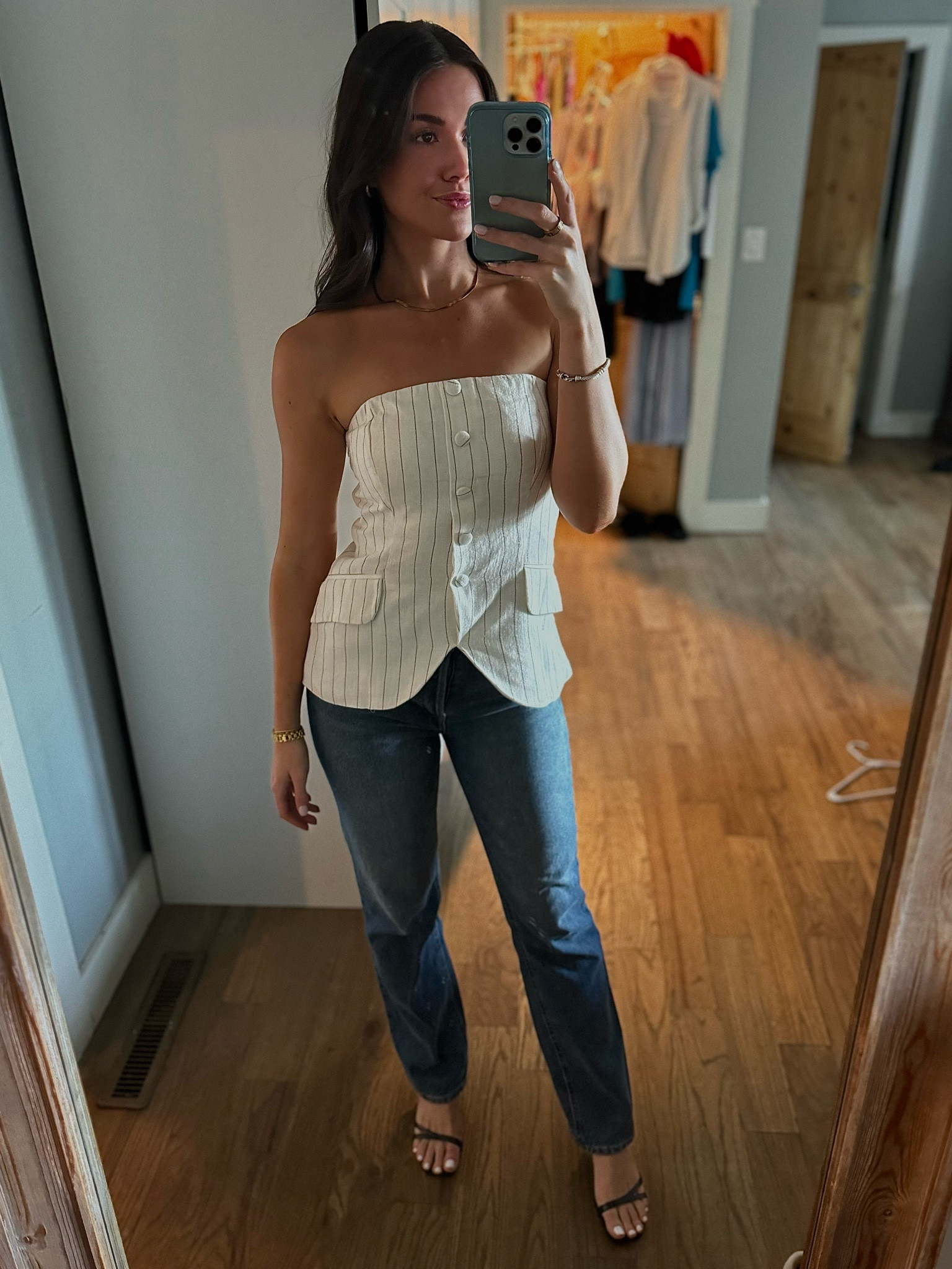 easy dinner outfit🍷
+ gold fun jewelry 

#LTKSeasonal