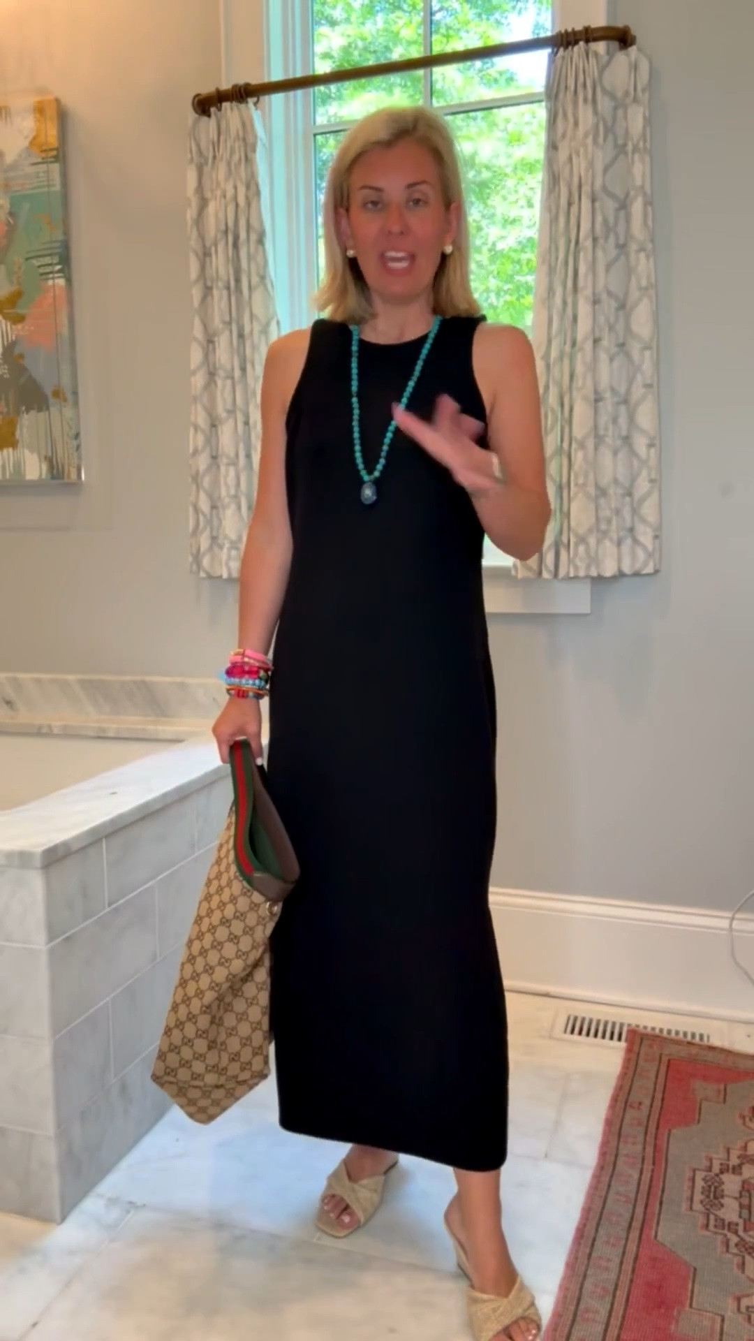 Y’all know how much I love a t-shirt dress & these are absolute perfection. They give you that elevated look and I am here for it!! 
My sizing: 
Tees - xs
Shorts 5" - small
Long Sleeve Tee - xs
Rib Maxi Dress - small
Tie-Waist Jumpsuit - small petite
Tie-Waist Midi Dress - small
*Use Catherine20 for 20% off my bracelets
*Use Catherinexspanx for 15% off + free shipping on 1st order