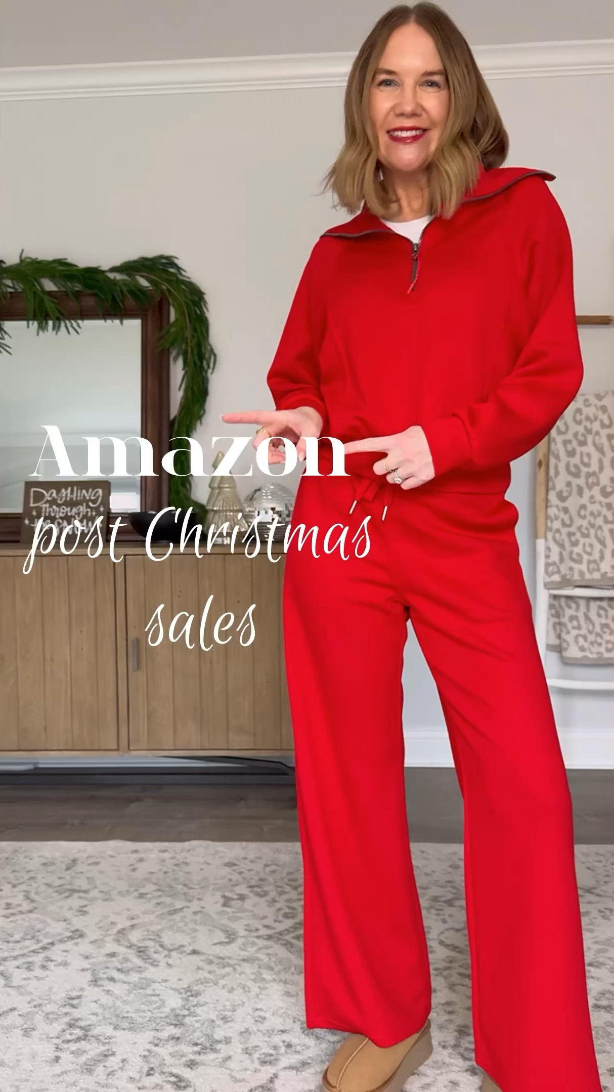 I never know how long these deals will last so if you see something you love, make sure and grab it❤️ #founditonamazon #amazonfashion 

Red matching set medium
Layering top medium 
Cardigan medium 
Levi’s bell jeans sized up one to a 28
Off the shoulder sweater medium 
Navy top medium 
Grey matching set medium, consider sizing down

Amazon sale finds, travel outfit, winter date night outfit, comfy chic, bell bottom jeans, how to style, what to wear, affordable fashion haul, what I ordered, timeless style, ageless style

#LTKWatchNow #LTKOver40 #LTKSaleAlert