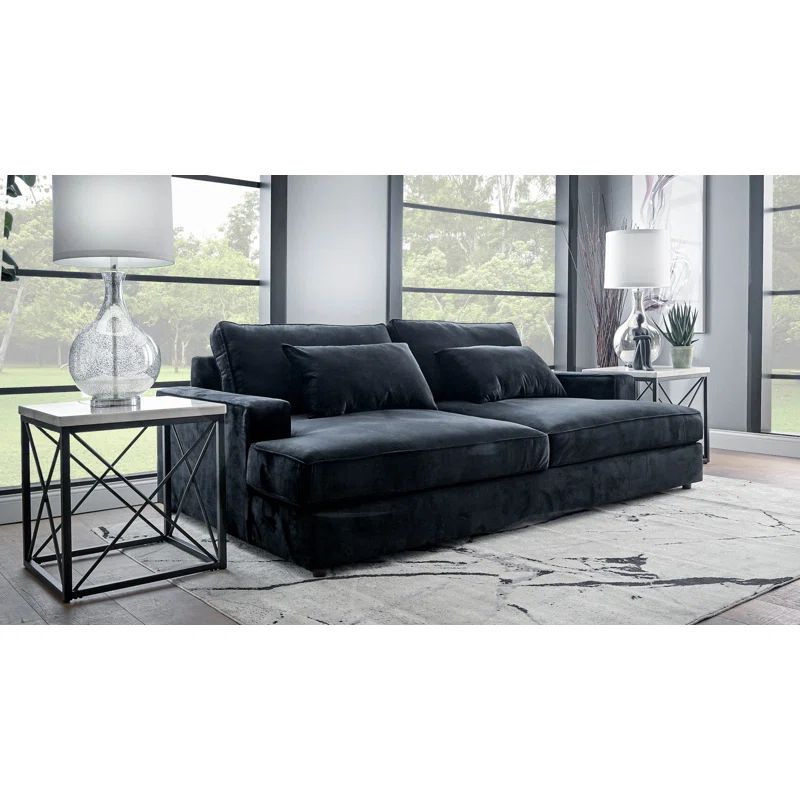 Bailey 94" Square Arm Sofa with Reversible Cushions | Wayfair Professional