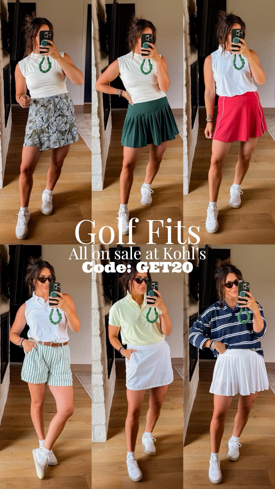 Don’t sleep on @kohls for your cute golf fits ladies. Right now everything is 20% off with code: GET20 or 30% off with your card. 

Wearing a large in everything. 

#kohls #kohlspartner #kohlsfinds

#LTKootd #LTKOver40 #LTKMidsize