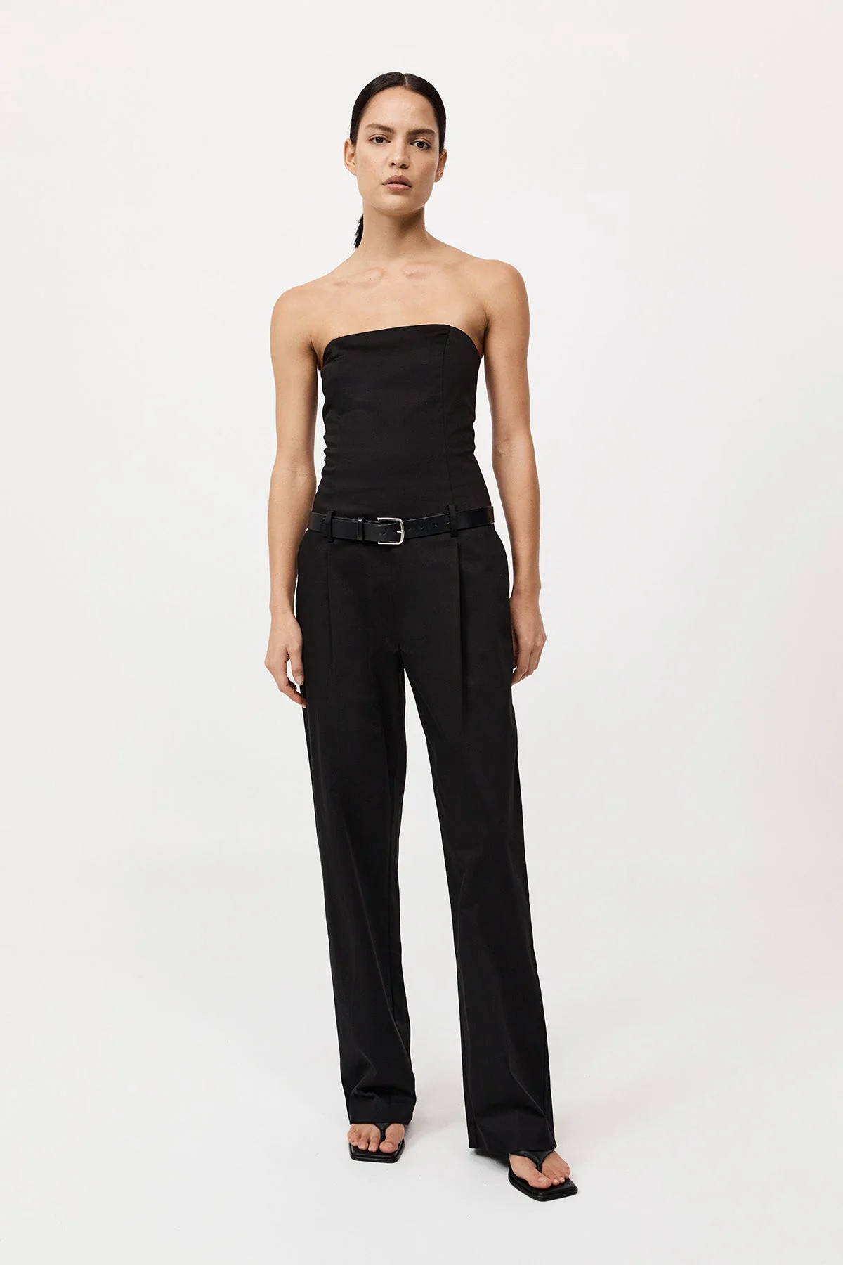 Tailored Strapless Jumpsuit - Black | St. Agni (US, UK, EU)