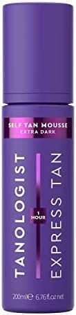 Tanologist Express Self Tan Mousse, Dark - Hydrating Sunless Tanning Foam, Vegan and Cruelty Free... | Amazon (US)