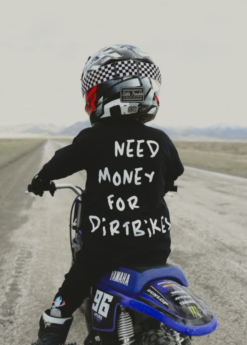 Need $ For Dirt Bikes T-Shirt | Little Trouble