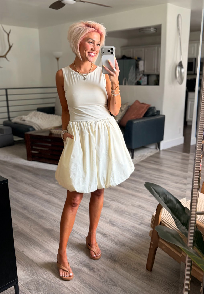 Feeling so flirty in this look! Dress: Small // Shoes: TTS
 

 #LTKootd #LTKSaleAlert