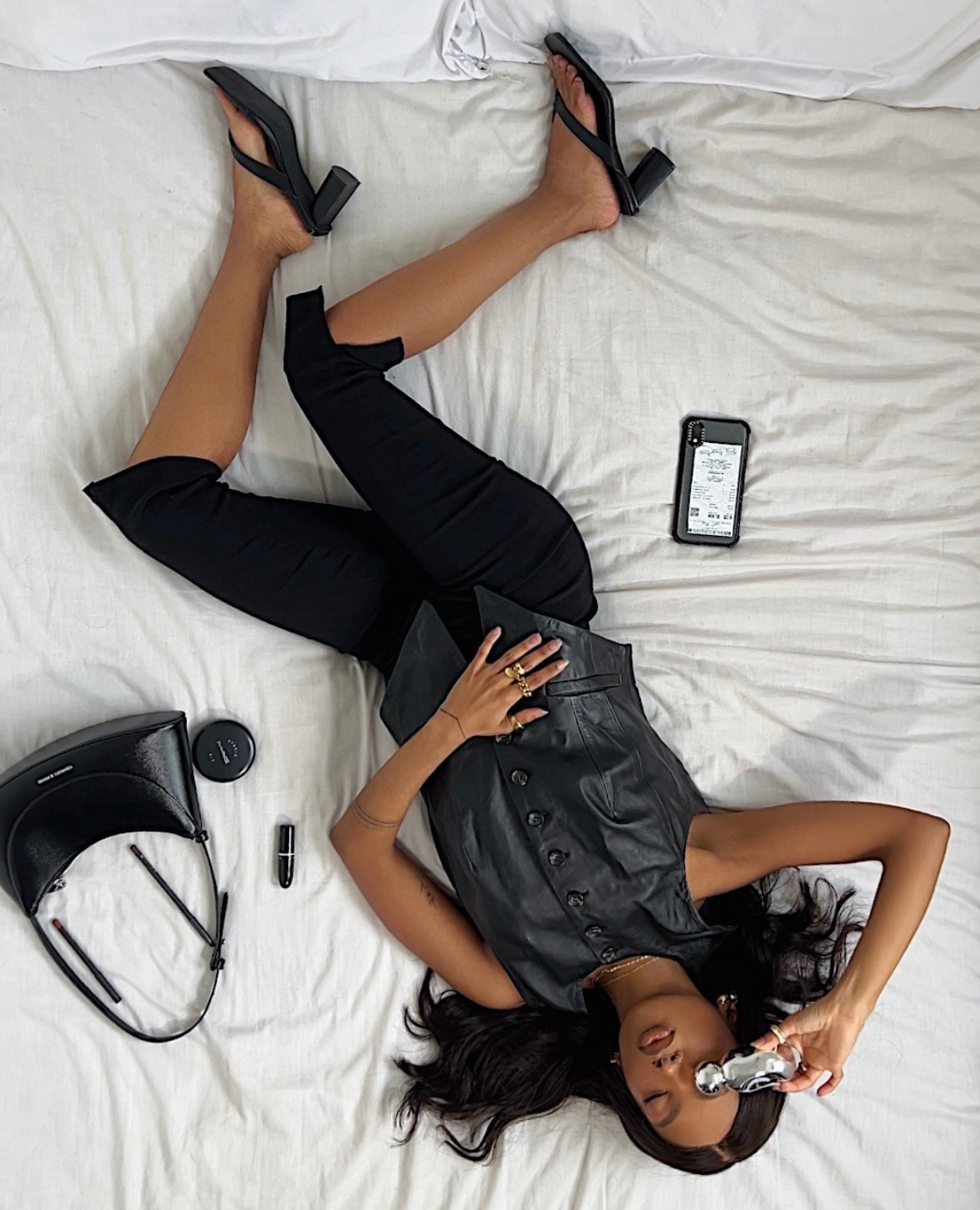 Capri pants leather waistcoat

#LTKsummer #LTKspring 

#LTKuk