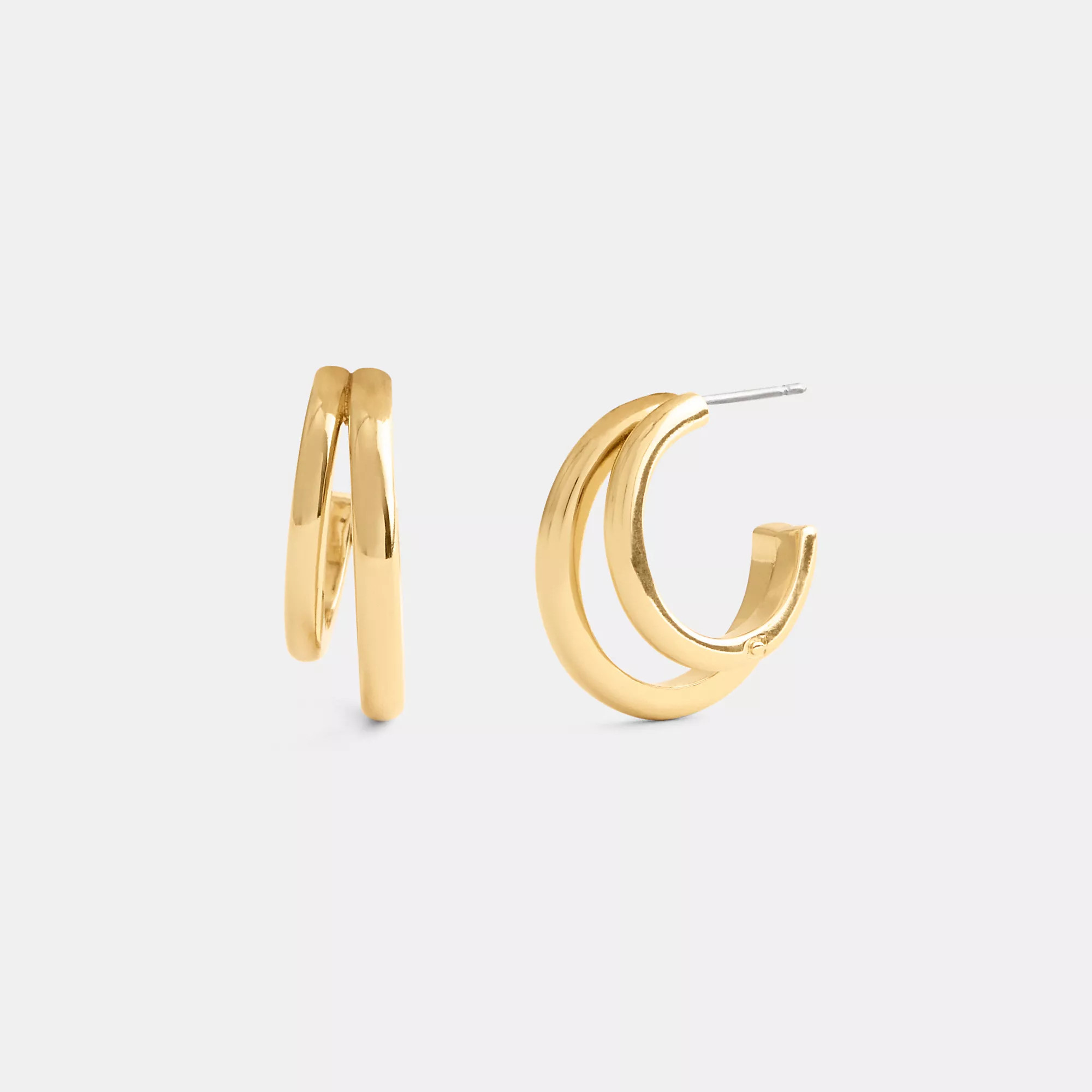 Double Hoop Earrings | Coach Outlet CA