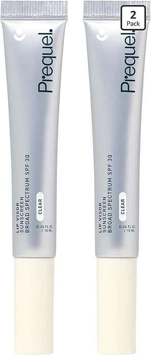 Prequel Skin Lip Visor, Clear Lip Balm with SPF 30 PA+++. Mint Flavored with Non-Sticky Finish \u... | Amazon (US)