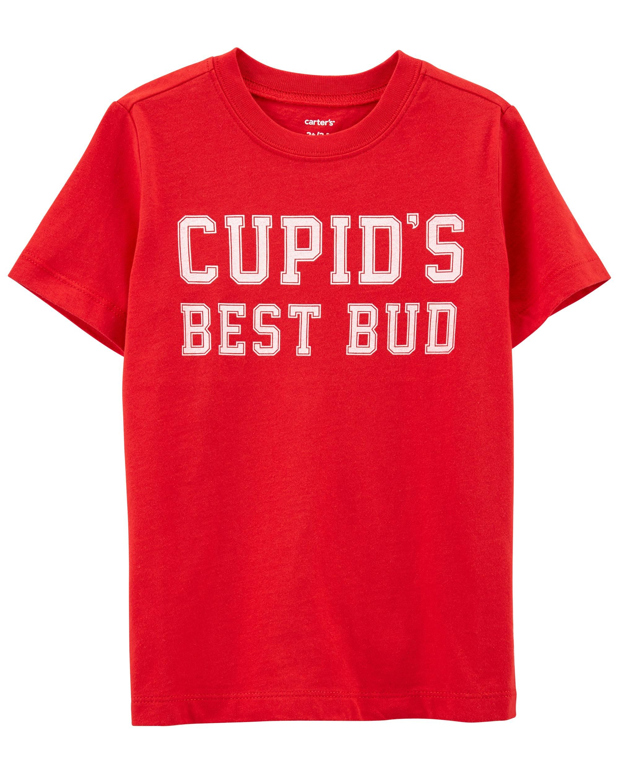 Toddler Valentine's Day Cupid's Best Bud Jersey Tee | Carter's
