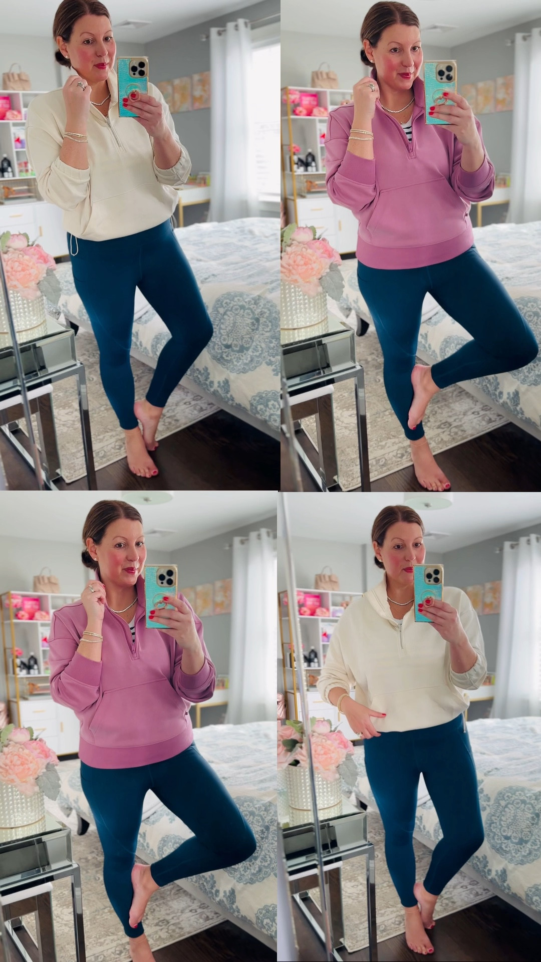 Stop spending $118 on Softstreme- these 1/4 zips are so close for 1/3 of the price!

#LTKActive #LTKMidsize #LTKOver40