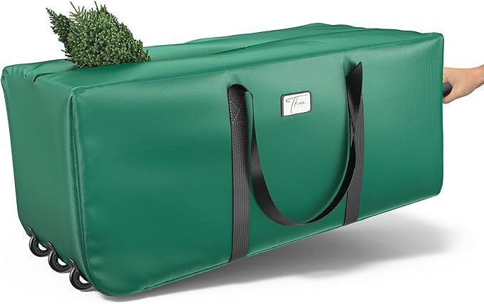 Winpull Rolling Christmas Tree Storage Bag, 55" X 24" X 22", Fits Up to 9Ft Artificial Disassembl... | Amazon (US)