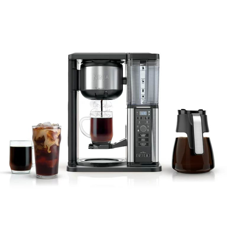 Ninja Hot & Iced, Single Serve or Drip Coffee System 10 Cup Glass Carafe, CM300 - Walmart.com | Walmart (US)
