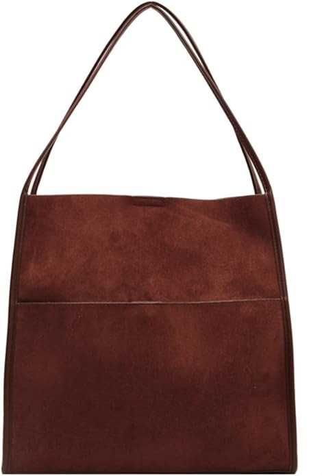 Faux Suede Hobo Bags for Women Vegan Leather Handbag Soft Bucket Shoulder Bag Purse Tote Handbag ... | Amazon (US)