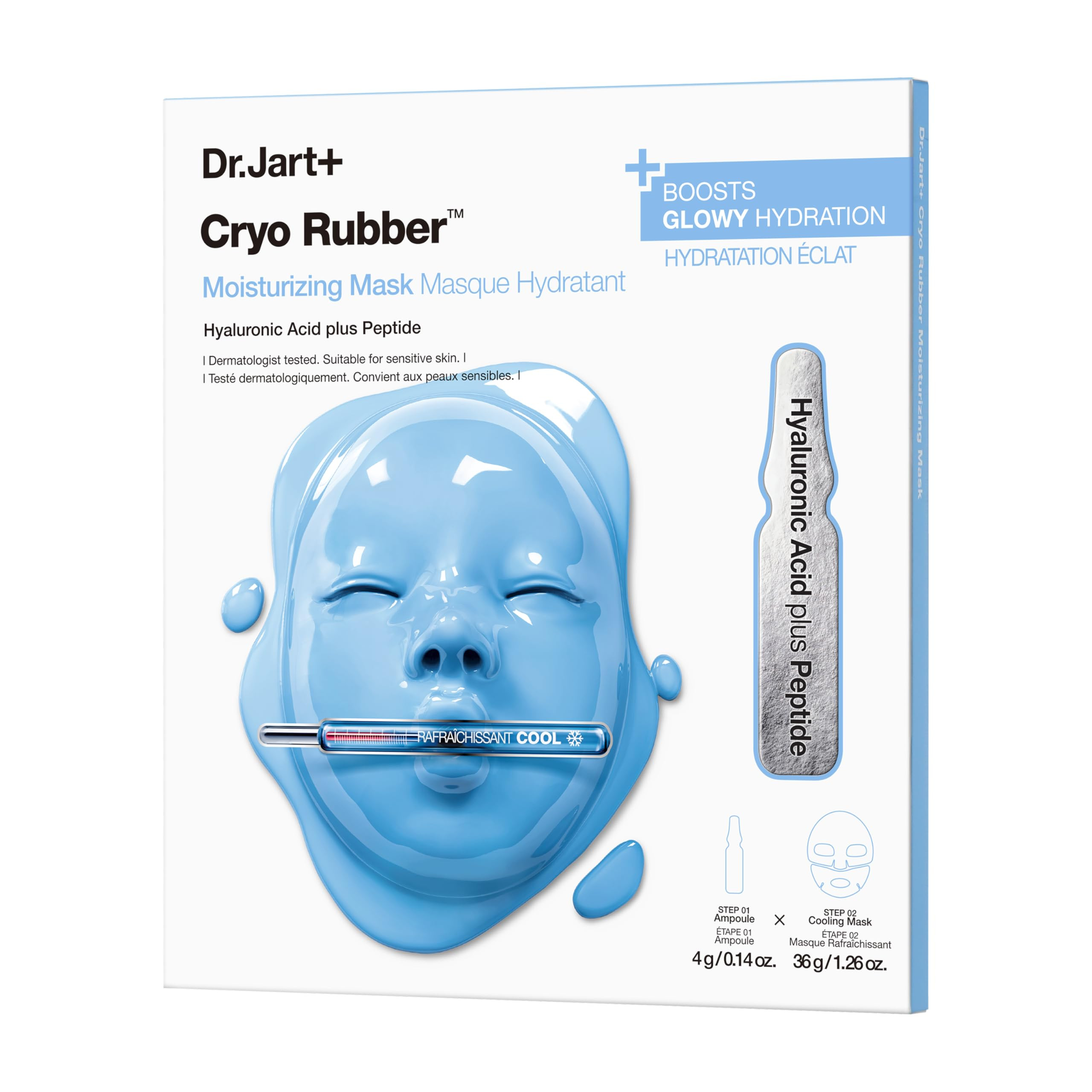 Dr.Jart+ Cryo Rubber Moisturizing and Cooling Korean Face Mask with Hyaluronic Acid and Peptides|... | Amazon (US)