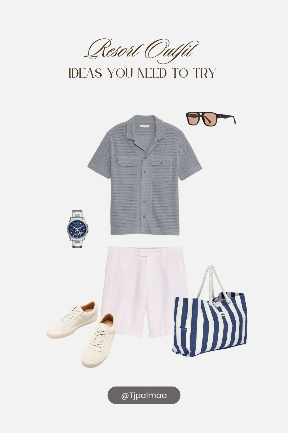 Resort style made easy. 🌴☀️ This effortless look is perfect for beach vacations, brunch by the water, or sunset dinners. Shop every piece in my LTK and elevate your next getaway. 🤍

#LTKStyle #LTKMens #ResortWear #ResortStyle #VacationStyle #MensFashion 

 #LTKootd #LTKTravel #LTKMens