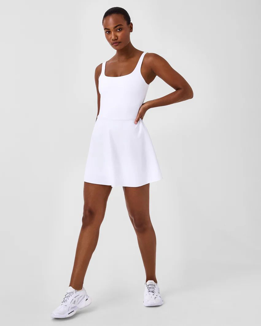 The Get Moving Easy Access Square Neck Dress | Spanx