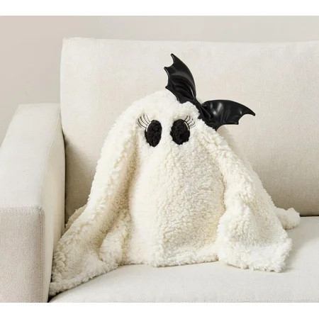 Pottery Barn Indoor Halloween Decor Pillow Ms Gus the Ghost Adorable Ghost Throw Festive Decor for Spooky Home Celebrations | Walmart (US)