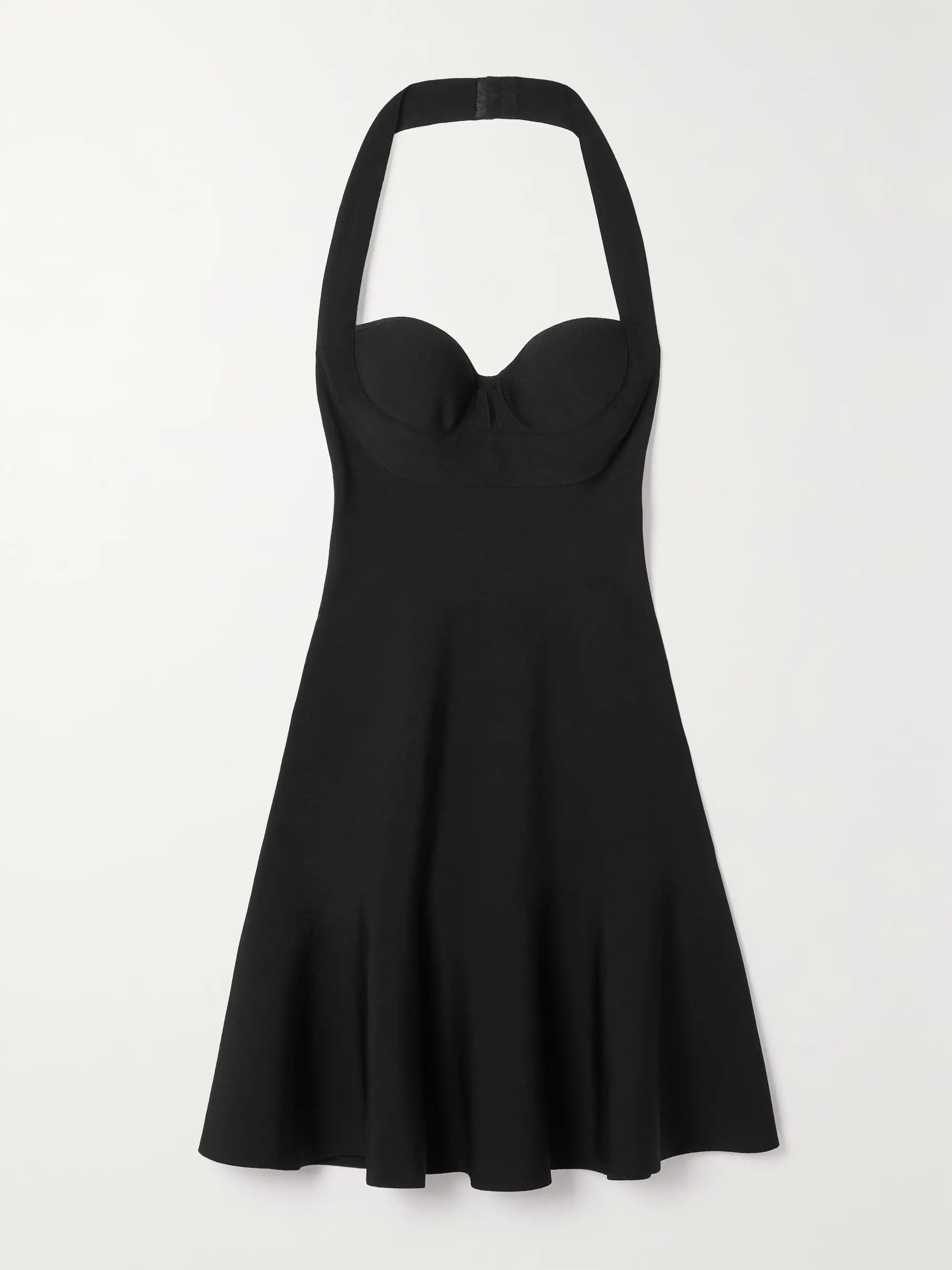 Knitted halterneck mini dress | NET-A-PORTER (UK & EU)