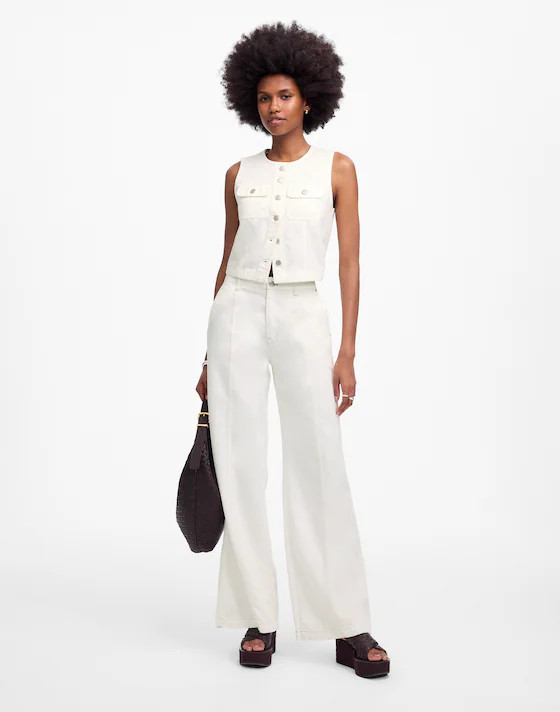 Wide-Sweep Trousers: Airy Denim Edition | Madewell